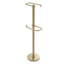Allied Brass TS-26G-SBR - Free Standing Two Roll Toilet Tissue Stand
