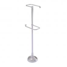 Allied Brass TS-29-PC - Free Standing Two Roll Toilet Tissue Stand