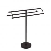 Allied Brass TS-31-ORB - Free Standing Double Arm Towel Holder