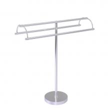 Allied Brass TS-31-SCH - Free Standing Double Arm Towel Holder