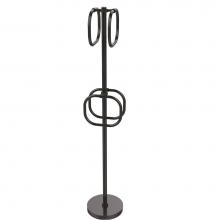 Allied Brass TS-40-ORB - Towel Stand with 4 Integrated Towel Rings
