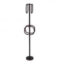 Allied Brass TS-40G-ABZ - Towel Stand with 4 Integrated Towel Rings