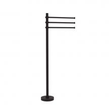 Allied Brass TS-45-ORB - Towel Stand with 3 Pivoting 12 Inch Arms