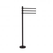 Allied Brass TS-45D-ORB - Towel Stand with 3 Pivoting 12 Inch Arms