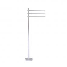 Allied Brass TS-45D-SCH - Towel Stand with 3 Pivoting 12 Inch Arms