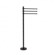 Allied Brass TS-45D-VB - Towel Stand with 3 Pivoting 12 Inch Arms