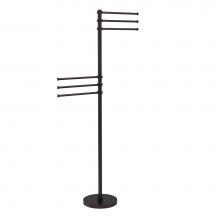 Allied Brass TS-50D-ABZ - Towel Stand with 6 Pivoting 12 Inch Arms