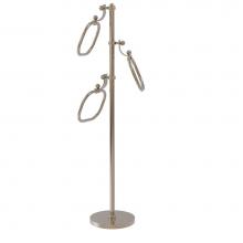 Allied Brass TS-83G-PEW - Towel Stand with 9 Inch Oval Towel Rings