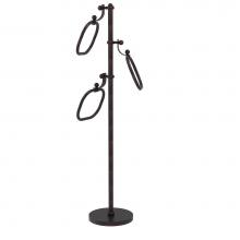 Allied Brass TS-83T-VB - Towel Stand with 9 Inch Oval Towel Rings