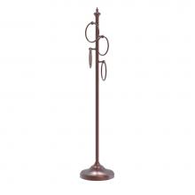 Allied Brass TS-D1-CA - Floor Standing 4 Towel Ring Stand