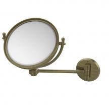 Allied Brass WM-5/2X-ABR - 8 Inch Wall Mounted Make-Up Mirror 2X Magnification