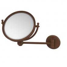 Allied Brass WM-5/2X-ABZ - 8 Inch Wall Mounted Make-Up Mirror 2X Magnification