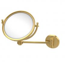 Allied Brass WM-5D/5X-PB - 8 Inch Wall Mounted Make-Up Mirror 5X Magnification