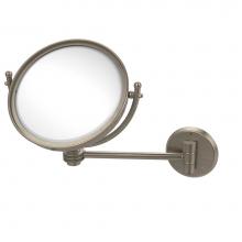 Allied Brass WM-5D/5X-PEW - 8 Inch Wall Mounted Make-Up Mirror 5X Magnification