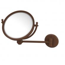 Allied Brass WM-5G/3X-ABZ - 8 Inch Wall Mounted Make-Up Mirror 3X Magnification