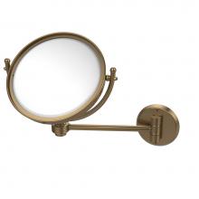 Allied Brass WM-5G/3X-BBR - 8 Inch Wall Mounted Make-Up Mirror 3X Magnification