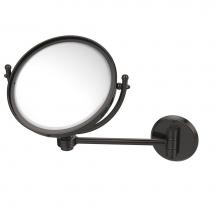 Allied Brass WM-5G/3X-ORB - 8 Inch Wall Mounted Make-Up Mirror 3X Magnification