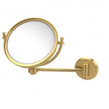 Allied Brass WM-5G/3X-PB - 8 Inch Wall Mounted Make-Up Mirror 3X Magnification