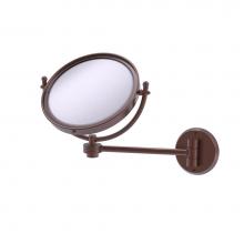 Allied Brass WM-5G/5X-CA - 8 Inch Wall Mounted Make-Up Mirror 5X Magnification