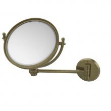 Allied Brass WM-5T/5X-ABR - 8 Inch Wall Mounted Make-Up Mirror 5X Magnification