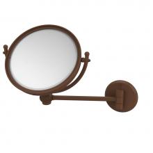 Allied Brass WM-5T/5X-ABZ - 8 Inch Wall Mounted Make-Up Mirror 5X Magnification