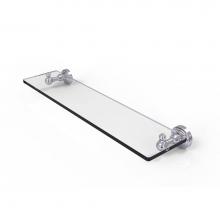 Allied Brass WP-1/22-SCH - Waverly Place Collection 22 Inch Glass Vanity Shelf with Beveled Edges