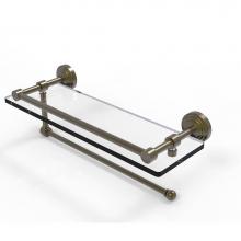 Allied Brass WP-1PT/16-GAL-ABR - Waverly Place Collection Paper Towel Holder with 16 Inch Gallery Glass Shelf
