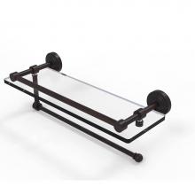 Allied Brass WP-1PT/16-GAL-VB - Waverly Place Collection Paper Towel Holder with 16 Inch Gallery Glass Shelf