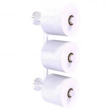 Allied Brass WP-24-3-SCH - Waverly Place Collection 3 Roll Reserve Roll Toilet Paper Holder - Satin Chrome