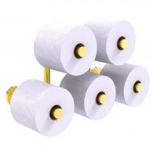 Allied Brass WP-24-5-PB - Waverly Place Collection 5 Roll Reserve Roll Toilet Paper Holder - Polished Brass