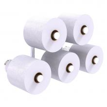 Allied Brass WP-24-5-PC - Waverly Place Collection 5 Roll Reserve Roll Toilet Paper Holder - Polished Chrome