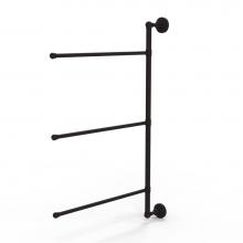 Allied Brass WP-27/3/16/28-ORB - Waverly Place Collection 3 Swing Arm Vertical 28 Inch Towel Bar