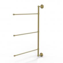 Allied Brass WP-27/3/16/28-SBR - Waverly Place Collection 3 Swing Arm Vertical 28 Inch Towel Bar