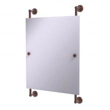 Allied Brass WP-27-92-CA - Waverly Place Collection Rectangular Frameless Rail Mounted Mirror