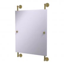 Allied Brass WP-27-92-UNL - Waverly Place Collection Rectangular Frameless Rail Mounted Mirror