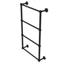 Allied Brass WP-28D-36-ORB - Waverly Place Collection 4 Tier 36 Inch Ladder Towel Bar with Dotted Detail