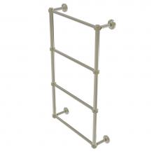 Allied Brass WP-28D-36-PNI - Waverly Place Collection 4 Tier 36 Inch Ladder Towel Bar with Dotted Detail