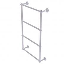 Allied Brass WP-28T-24-SCH - Waverly Place Collection 4 Tier 24 Inch Ladder Towel Bar with Twisted Detail