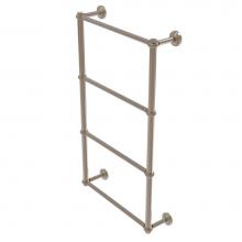 Allied Brass WP-28T-30-PEW - Waverly Place Collection 4 Tier 30 Inch Ladder Towel Bar with Twisted Detail
