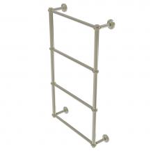 Allied Brass WP-28T-36-PNI - Waverly Place Collection 4 Tier 36 Inch Ladder Towel Bar with Twisted Detail