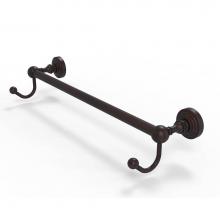 Allied Brass WP-41-30-HK-VB - Waverly Place Collection 30 Inch Towel Bar with Integrated Hooks