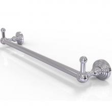 Allied Brass WP-41-36-PEG-PC - Waverly Place Collection 36 Inch Towel Bar with Integrated Hooks