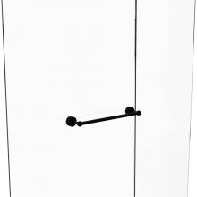 Allied Brass WP-41-SM-18-BKM - Waverly Place Collection 18 Inch Shower Door Towel Bar