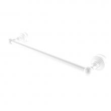 Allied Brass WP-41-SM-18-WHM - Waverly Place Collection 18 Inch Shower Door Towel Bar