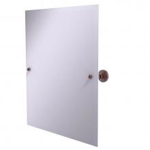 Allied Brass WP-92-CA - Frameless Rectangular Tilt Mirror with Beveled Edge