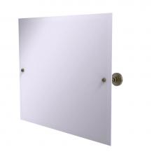 Allied Brass WP-93-ABR - Frameless Landscape Rectangular Tilt Mirror with Beveled Edge