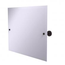 Allied Brass WP-93-ABZ - Frameless Landscape Rectangular Tilt Mirror with Beveled Edge