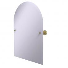 Allied Brass WP-94-SBR - Frameless Arched Top Tilt Mirror with Beveled Edge