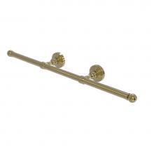 Allied Brass WP-GT-3-UNL - Waverly Place Collection Wall Mounted Horizontal Guest Towel Holder