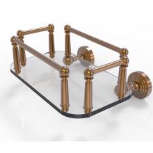 Allied Brass WP-GT-5-BBR - Waverly Place Collection Wall Mounted Glass Guest Towel Tray